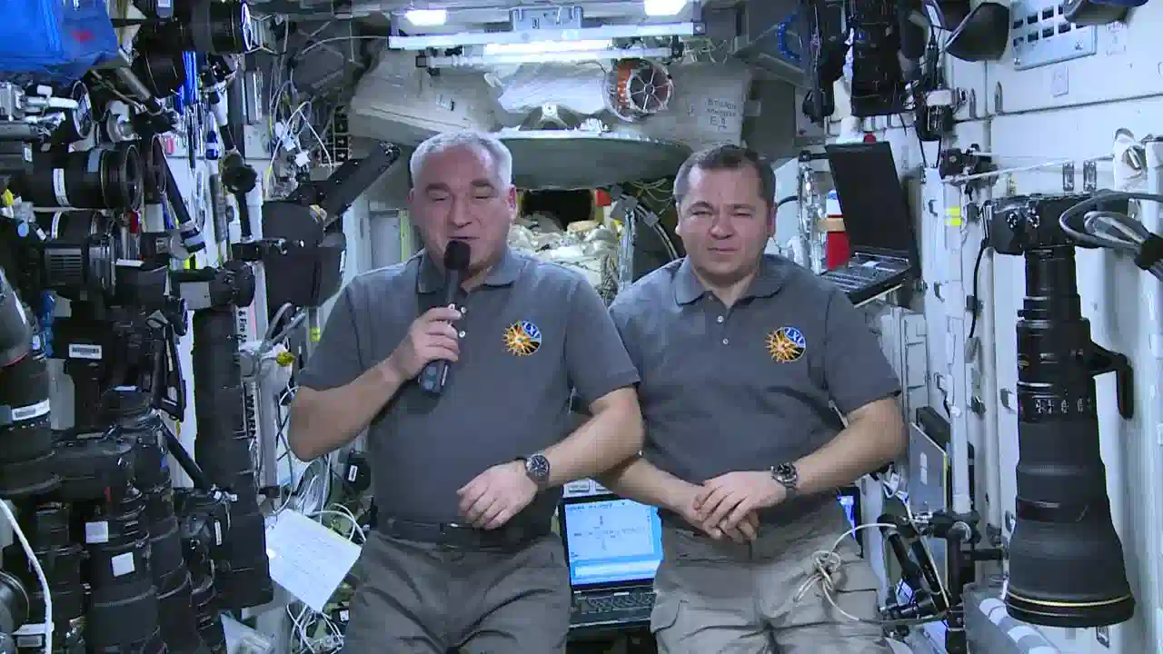 Космонавты поприветствовали будущих участников студенческой олимпиады «Я – профессионал» с борта МКС