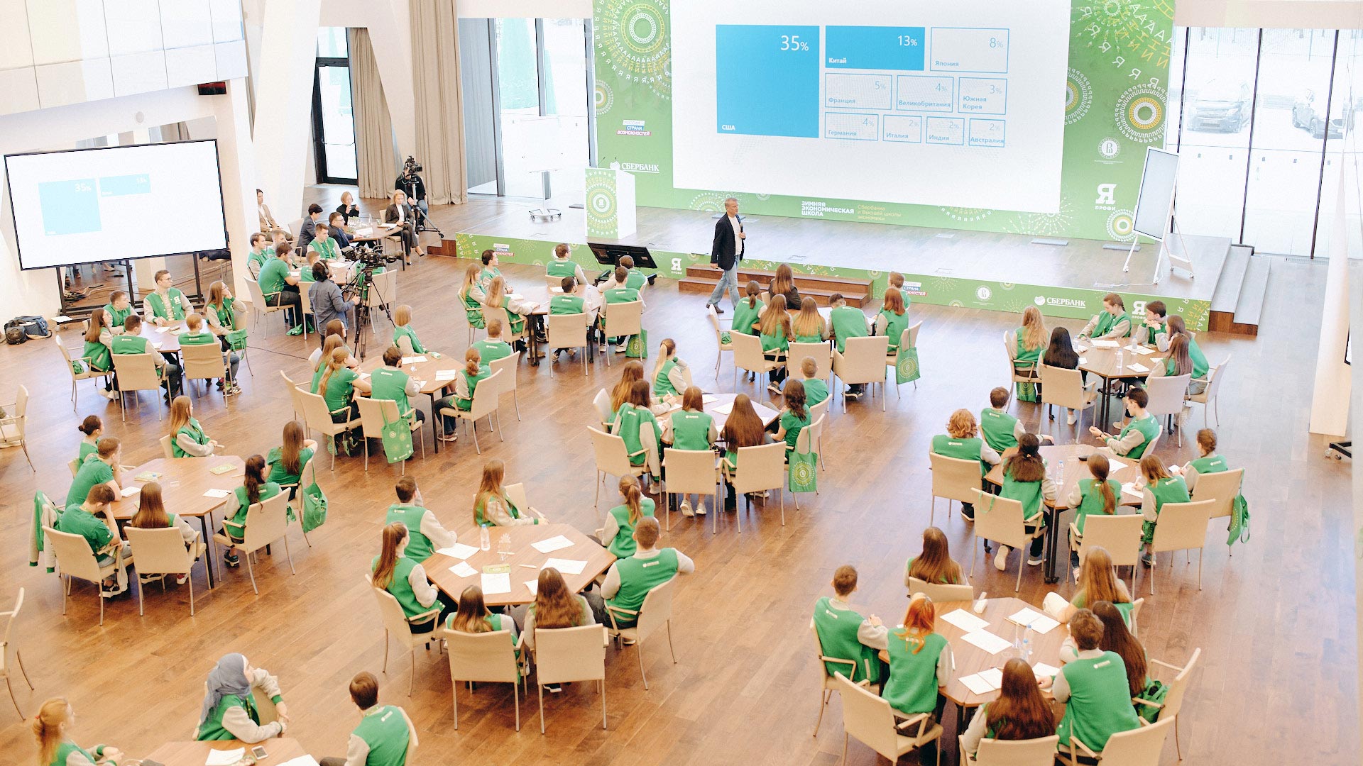 Более 130 участников олимпиады «Я — профессионал» встретились на зимней экономической школе Сбербанка и НИУ ВШЭ